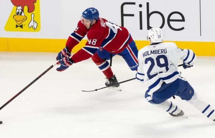 Die Canadiens verlieren gegen die Maple Leafs in einem Spiel, das Spuren hinterlässt