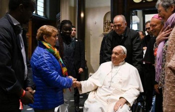 Ökologie, Frauen, Studium…. Papst Franziskus mit Studenten aus Löwen