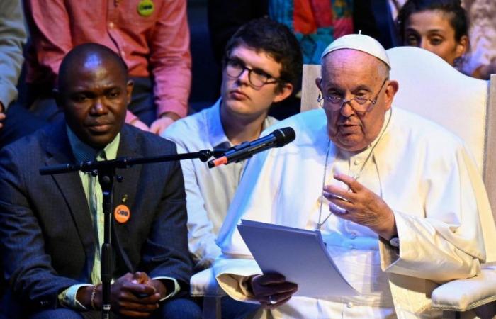 Ökologie, Frauen, Studium…. Papst Franziskus mit Studenten aus Löwen