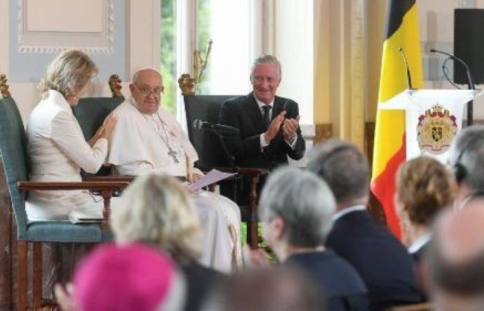 Ökologie, Frauen, Studium…. Papst Franziskus mit Studenten aus Löwen