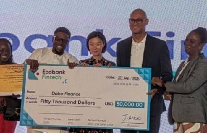 Das ivorische Fintech Daba Finance gewinnt die Ecobank Fintech Challenge 2024