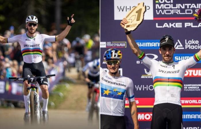 Radfahren. MTB – CDM – Victor Koretzky gewinnt den Regenbogen-XCC in Lake Placid