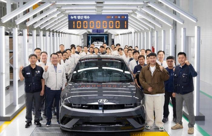 Hyundai Motor überschreitet das 100-millionste produzierte Fahrzeug