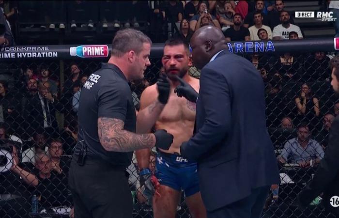 „Die schwierigste Entscheidung meiner Karriere“, erklärt der Arzt der UFC Paris, warum er den Kampf gegen Saint Denis abgebrochen hat