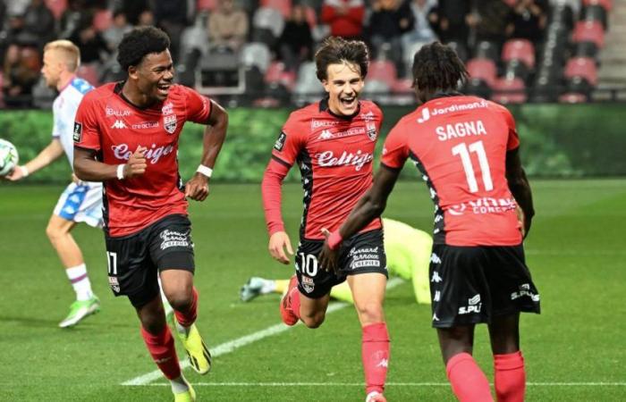 Ligue 2: überlegen, Guingamp zähmt Caen