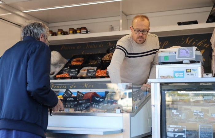 Mickaël Criaud, ein Jahr lang reisender Fischhändler, gewann seine Wette