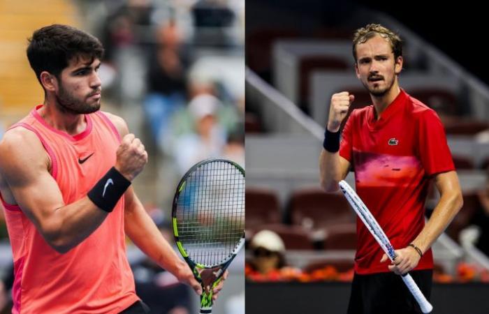 Tennis. ATP – Peking – Alcaraz-Medvedev und Sinner im Halbfinalprogramm an diesem Dienstag