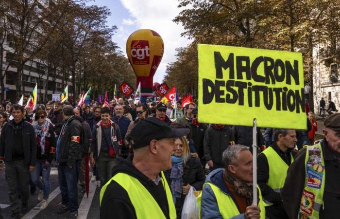 Eine „halbherzige“ Mobilisierung am 1. Oktober, 95.000 Demonstranten in Frankreich für Löhne und Renten, nach Angaben des Innenministeriums