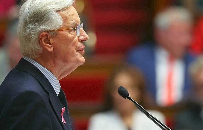 Michel Barnier stellte seinen Fahrplan vor und erlebte seine Rede noch einmal