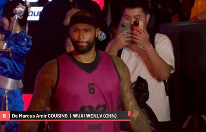 DeMarcus Cousins ​​​​spielte sein erstes Spiel auf der 3×3-Strecke