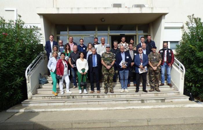 In Nîmes bereitet das 4. Ausrüstungsregiment am Samstag, den 12. Oktober, einen Tag für die im Einsatz verwundeten Soldaten vor