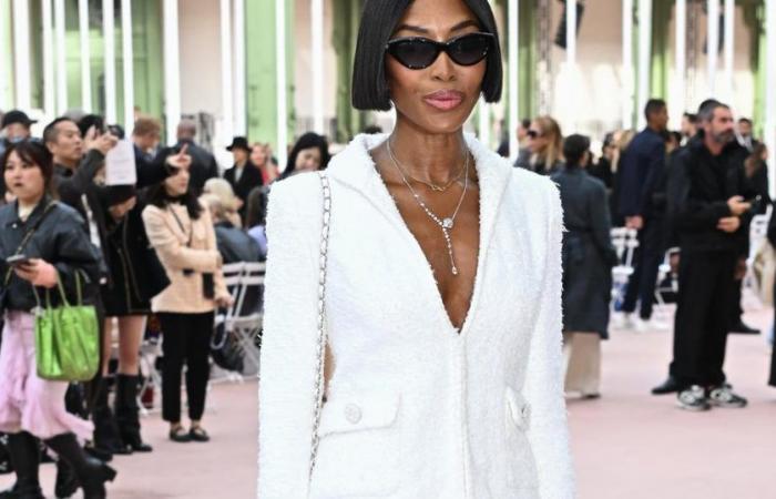 Charlotte Casiraghi, Naomi Campbell, Angèle … Die sehr schicke erste Reihe der Chanel-Modenschau unter dem Glasdach des Grand Palais