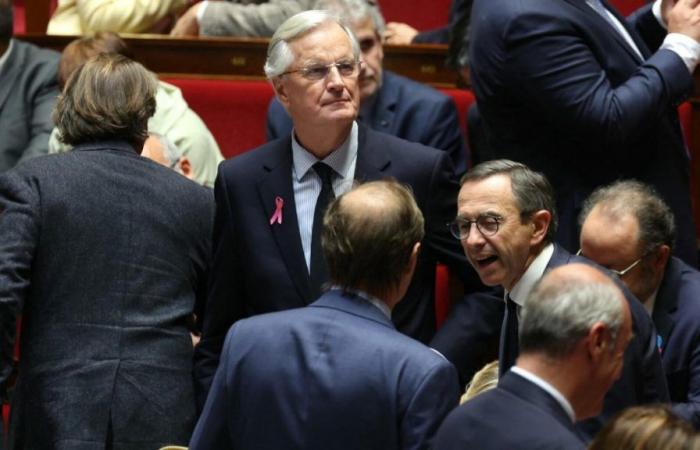 Bruno Retailleau wird von Michel Barnier ins Visier genommen, der in der Nationalversammlung „Rechtsstaatlichkeit“ beschwört