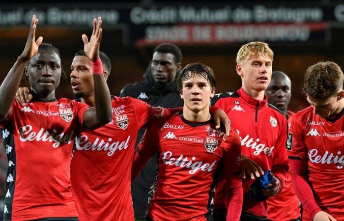 Ligue 2. Hugo Picard kühlte SM Caen und EA Guingamp auf dem Podium ab