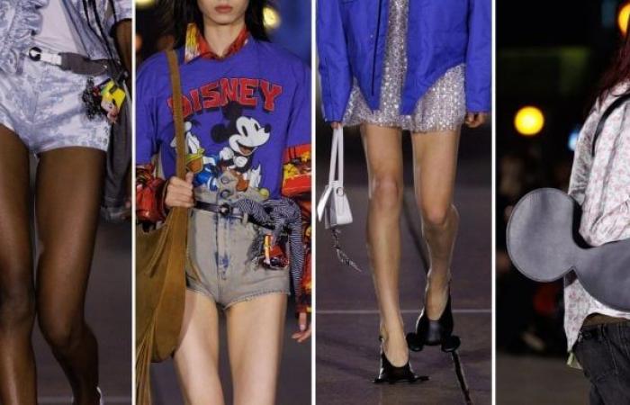 Trendige Mickey Mouse? Im Disneyland präsentierte Coperni die wichtigsten Modetrends, die von unserer Kindheit inspiriert wurden