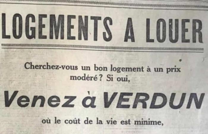 So kostete eine Wohnung in Verdun vor 100 Jahren