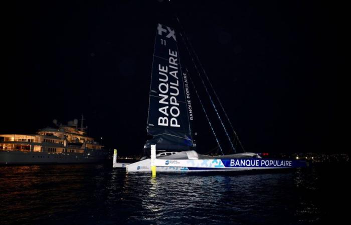 Maxi Banque Populaire gewinnt Finistère Atlantique in Antibes