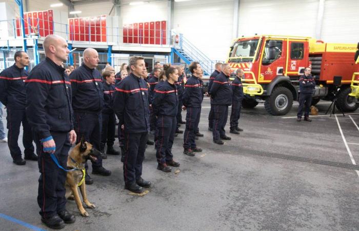 Die Behörden gratulieren den Feuerwehrleuten, die als nationale Verstärkung abgereist sind