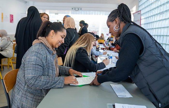 Die Messe für Pflegeberufe ist voll