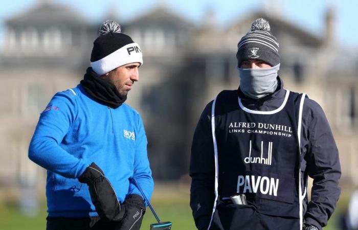 Adrien Saddier und Matthieu Pavon in guter Gesellschaft mit zwei französischen Chefs in St. Andrews