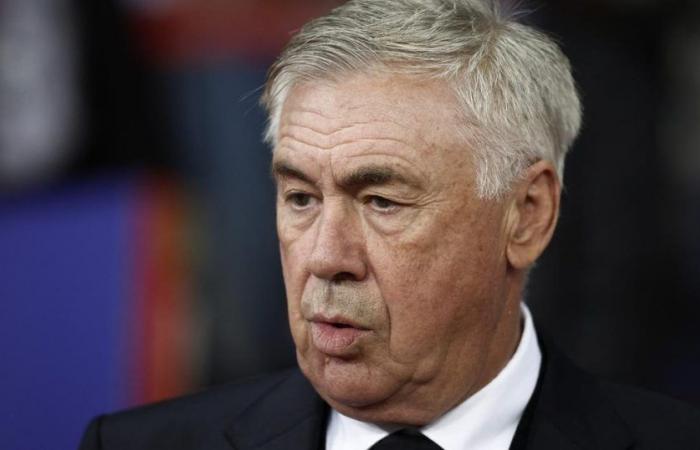 Carlo Ancelotti, gutaussehender Verlierer nach „einem komplizierten Abend“