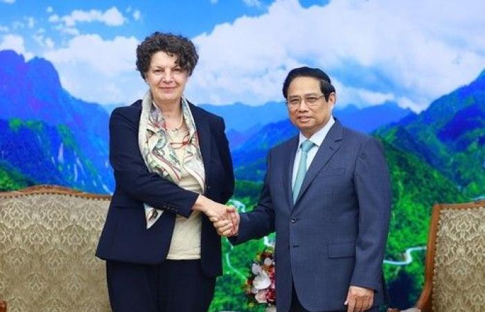 Premierminister Pham Minh Chinh empfängt die deutsche Botschafterin Helga Margarete