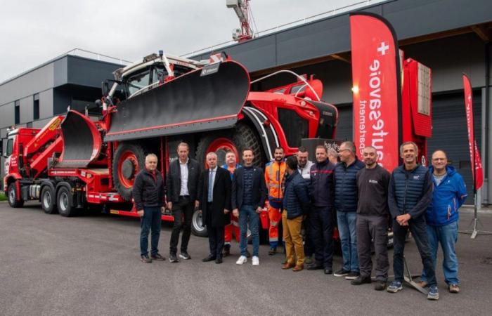 Ein Tankkranwagen für Haute-Savoie