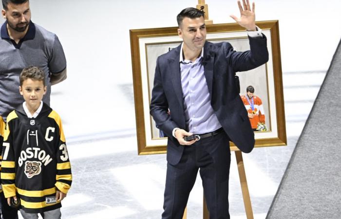 Spiel der Los Angeles Kings | Quebec würdigt Patrice Bergeron von Herzen