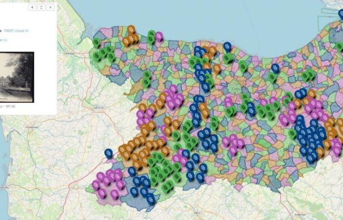 Das Calvados-Archiv erfindet eine anklickbare Karte, um Ihre Recherche zu erleichtern