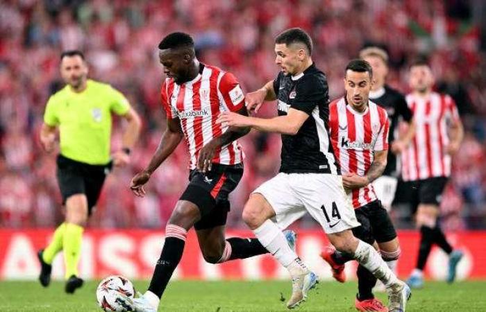 Inaki Williams begeistert nach entscheidendem Tor in der Europa League |