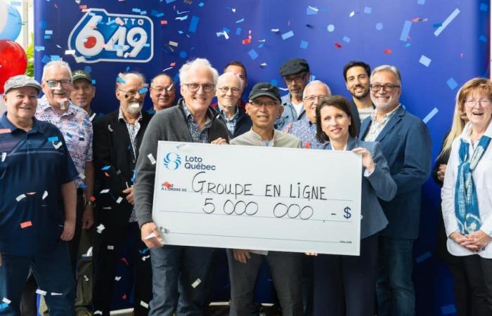 19 Quebecer, die sich nicht kannten, teilen sich dank Lotto 6/49 5 Millionen Dollar