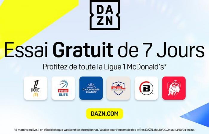 Wie kann man mit diesem guten DAZN-Plan den 7. Spieltag der Ligue 1 bei McDonald’s kostenlos verfolgen?