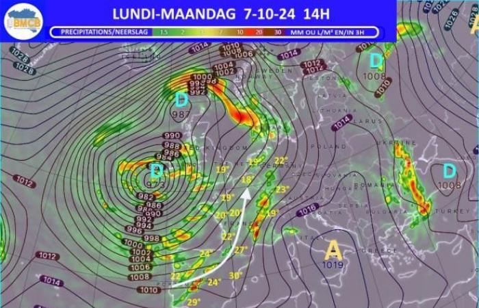 Luc Trullemans kommt für die kommenden Tage nicht mit guten Nachrichten…