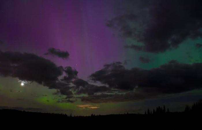 An diesem Wochenende waren in Estrie Nordlichter zu sehen