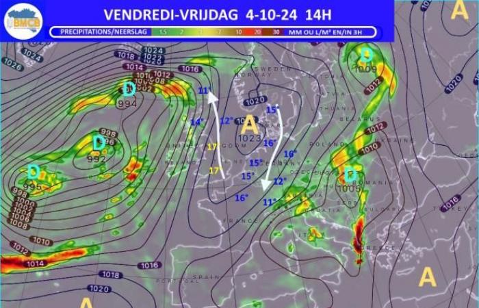 Luc Trullemans kommt für die kommenden Tage nicht mit guten Nachrichten…