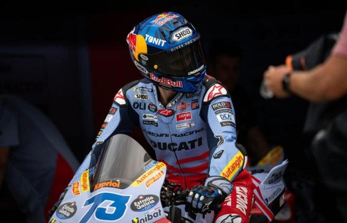 MotoGP, Japan J1, Alex Marquez (Ducati/8): „Es gab Marcs Zug, aber Joan Mir und ich trafen uns“