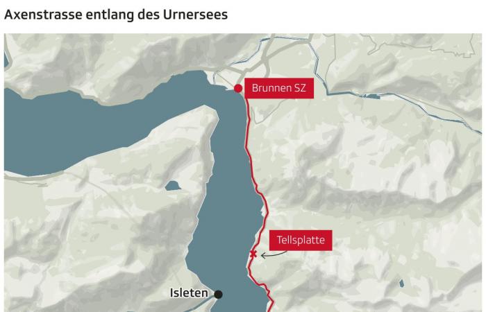 Axenstrasse: Astra hat 600 Tonnen schweren Felsbrocken gesprengt – News