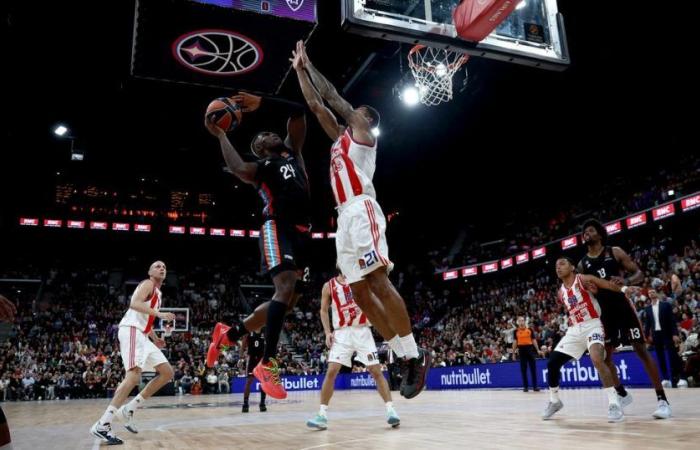 Bei seinem großen Debüt in der Euroleague verlor Paris Basketball … in Belgrad-sur-Seine