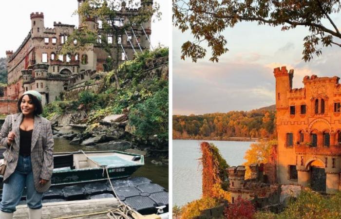 Dieses verlassene Schloss liegt in der Nähe von Quebec und bietet im Herbst eine zauberhafte Landschaft