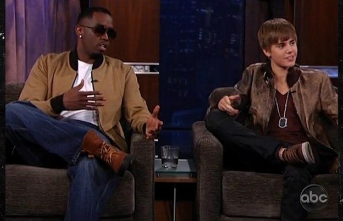 Diddy und Justin Bieber kommen sich in einer Serie von Throwback-Fotos sehr nahe