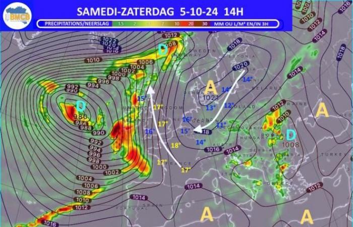 Luc Trullemans kommt für die kommenden Tage nicht mit guten Nachrichten…