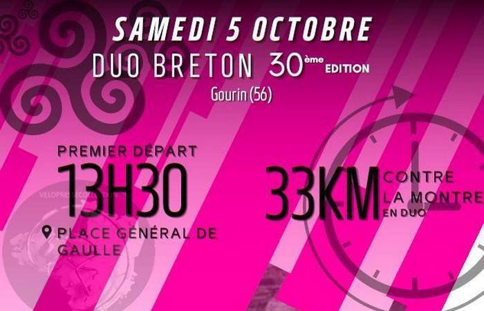 Gourin Le Duo Breton 5. Oktober 2024 Teilnehmer des Radrennens