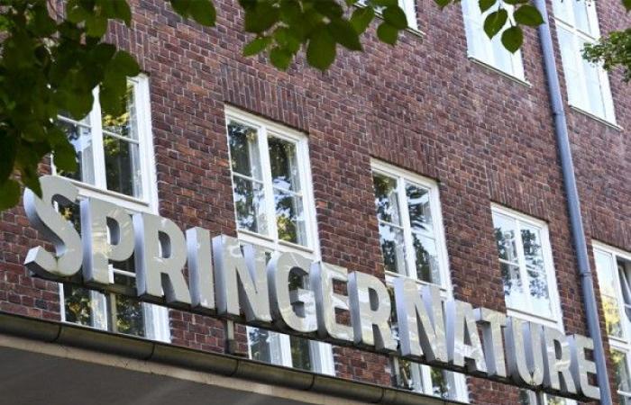 Der Verlag Springer Nature ist zum ersten Mal an der Börse im Aufwind