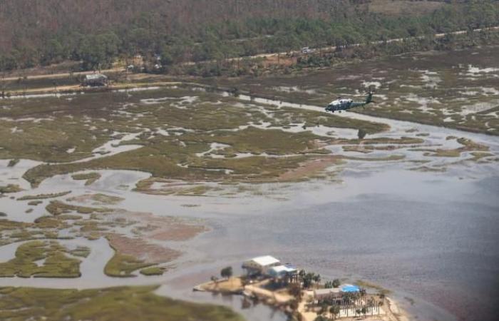 Beeindruckende Bilder vom Hurrikan Helene, der mehr als 200 Todesopfer forderte