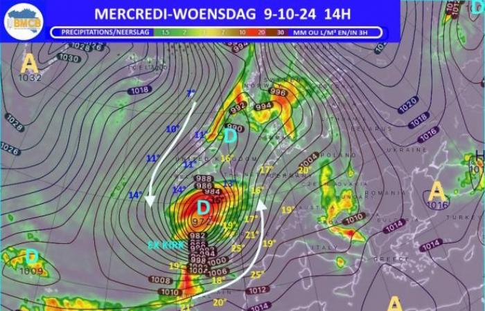 Luc Trullemans kommt für die kommenden Tage nicht mit guten Nachrichten…