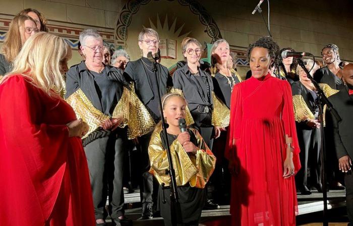 Krippen. Mit dem Gospel sorgte Aliya für Aufsehen