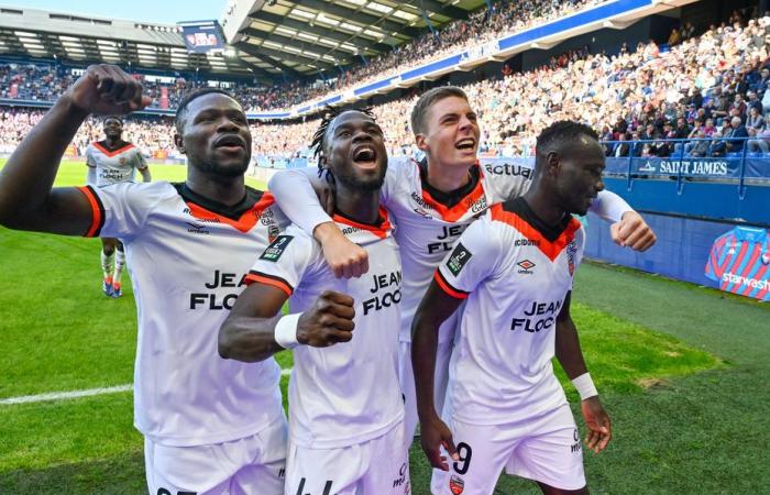 FC Lorient dank Sieg gegen Caen auf dem Podium, EA Guingamp untergeht in Clermont