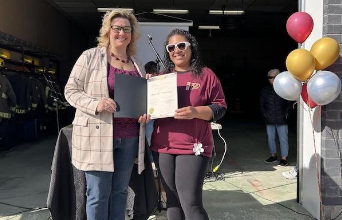 Eine seit 100 Jahren renovierte Feuerwache in Skead, Greater Sudbury