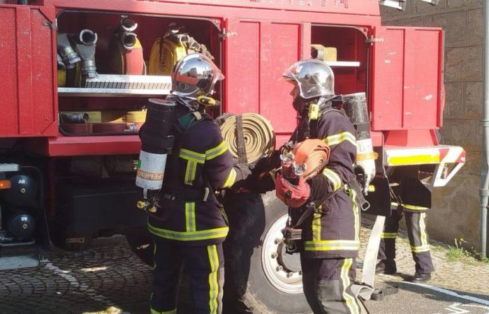 Ein Brand verwüstet einen Teil einer Schule in Brives-Charensac