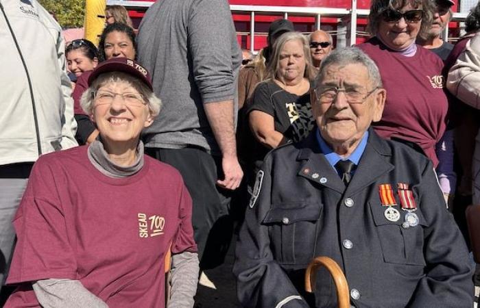 Eine seit 100 Jahren renovierte Feuerwache in Skead, Greater Sudbury